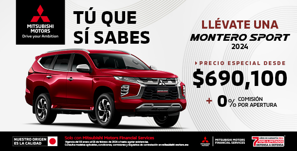 Estrena una Montero Sport 2024